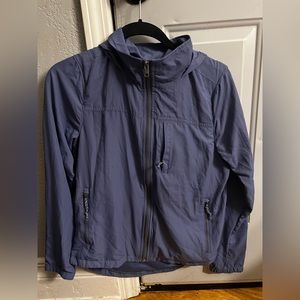 NWT small light blue women’s Windbreaker Avalanche jacket